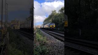 Class 47s D1935 amp D1924 5Z47 Norwich TC to Crewe HS passing Stamford Lincolnshire 71024 [upl. by Annaihr]