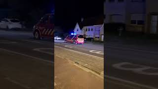 brand gebouw veurne post oostduinkerke de panne koksijde ter plaatse [upl. by Meit]