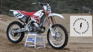 Testing RV2s Red Bull Straight Rhythm YZ250 [upl. by Enialahs]