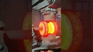 Forging Steel Billets Style forging machines [upl. by Bilak]