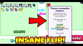 INSANE PROFIT🔥🤑PS99 TRADING MONTAGE 5 ROBLOX  PET SIMULATOR 99 [upl. by Imij]