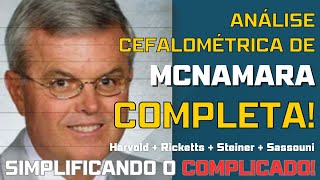 Análise de McNamara a Cefalometria completa e simplificada Aprenda de forma didática  Aula 50 [upl. by Aesoh742]