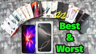 Best And Worst Screen Protectors For Apple iPhone 16 Pro Max [upl. by Yzus]