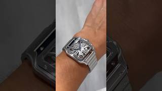 For sale  Cartier Santos Large Model Skeletonized Dial with Bracelet WHSA0007 [upl. by Rebe]