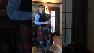 Amazing Grace on Bagpipes  Gibson Fireside Smallpipes [upl. by Nosirb]