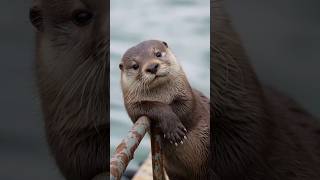 Happy little otter cuteanimals [upl. by Nero]