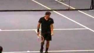 Federer vs Sampras  Warmup [upl. by Jaymee856]