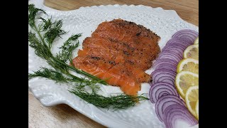 Gravlax  A great appetizer with a simple  easy recipe Gravlax easyappetizer horsdoeuvre [upl. by Erwin297]