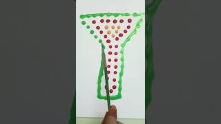 🟢🔴🟠 satisfying artbts design music waterdrop mixing shorts ytshorts art [upl. by Pattani]