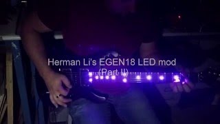 Herman Li EGEN18 Led Mod Mk II by BroadAxe Guitars [upl. by Aphrodite]