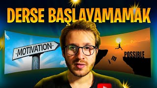 Derse Başlayamamanın Sebebi  Program Nasıl Oluşturulur DGS  YKS [upl. by Lledniuq789]