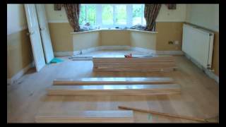 Installation of a Solid Oak Flooring on AcouBond system [upl. by Melak]