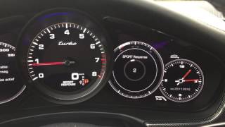 Porsche Panamera Turbo Launch Control [upl. by Vyner]