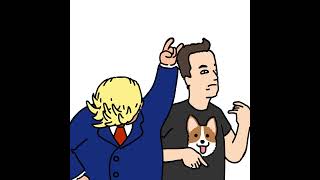 Trump and Musk rocking in Beavis and ButtHead style [upl. by Novelc]