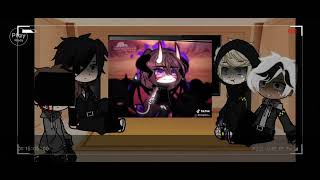 the mandela catalogue the 4 victims react to Mark es gacha random tiktoks short video [upl. by Yelir]