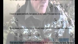 SILVERY MOON CHORDS AND LYRICS FOR UKULELE [upl. by Ankeny]