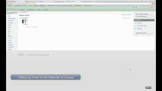 Adding An Event To the Calendar In Canvas [upl. by Anirpas723]