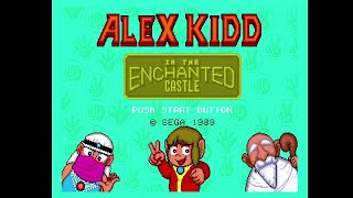 Alex Kidd in the Enchanted Castle Genesis  Mega Drive Playthrough [upl. by Wiltsey]