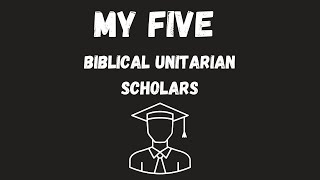 My Top Five Biblical Unitarian Picks  Who You Gonna Call [upl. by Eiuqram]