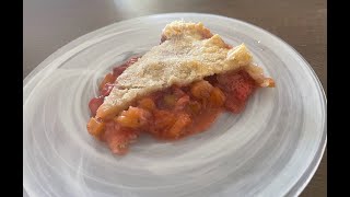 Cleos Strawberry Rhubarb Pie [upl. by Llain]