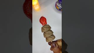 Strawberry 🍓 Jelly With Chocolate Popsicle Lollipop shotrs youtubeshort shortsvideoviral [upl. by Wieche773]