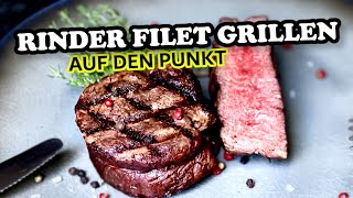 Rinderfilet grillen  Schritt für Schritt Anleitung  Die Frau am Grill [upl. by Egduj]