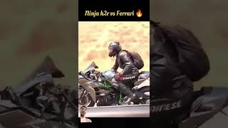 Ninja h2r vs farari gadi ninja wale comment Karo [upl. by Eiramaneet]