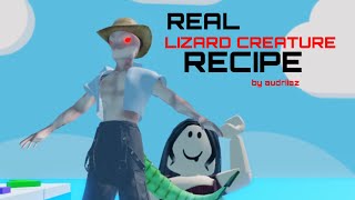 REAL lizard creature recipe in pop it trading [upl. by Anitnatsnoc912]