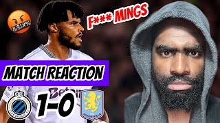 Club Brugge 10 Aston Villa Match Reaction  🤬😤 [upl. by Ramaj]