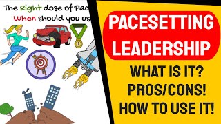 Pacesetting Leadership Style  Drive performance and excellence ProsCons how to use when to use [upl. by Knudson4]