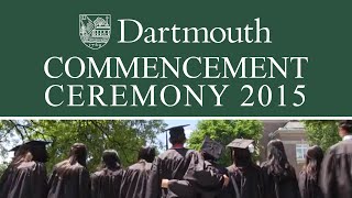 Dartmouth College 2015 Commencement Exercises [upl. by Adyan865]