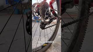 Shimano Alivio M4000 vs Deore M6100 [upl. by Sidoma]