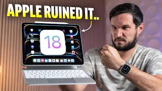 How Apple JUST Ruined the M4 iPad Pro with iPadOS 18 [upl. by Valerle]