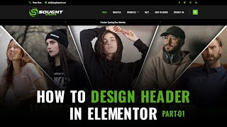 How To Design Header in Elementor Pro with  OceanWP Header Design  AM Webtech [upl. by Akirej]