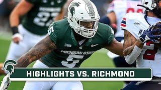 Richmond at Michigan State  Highlights  Big Ten Football  Sept 9 2023 [upl. by Ignatz451]