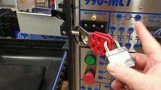 Amatrol 990MC1F or 990MC1 Portable Motor Controls LOTO Modification [upl. by Lander729]