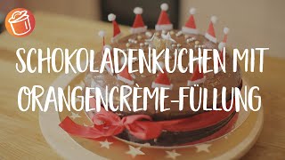 Schokoladenkuchen mit OrangencrèmeFüllung Rezept Chochdoch mit Mimi [upl. by Alben]