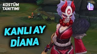 Kanlı Ay Diana 2019 Kostüm Tanıtımı  League of Legends [upl. by Eralc]