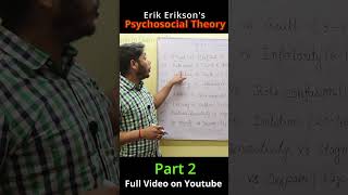 Erik Eriksons Psychosocial Theory Part 2 [upl. by Natsirk]