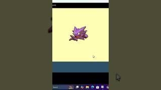 Evolving Haunter into Gengar pokemon roblox games gaming free [upl. by Eked]