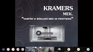 Kramers mekaniska om additiv tillverkning [upl. by Htebsil]