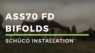 DWL  Schüco ASS70 FD bifolds installation [upl. by Florian]