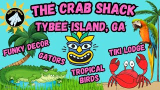 Crab Shack in Tybee Island GA GatorsTiki Stuff amp More [upl. by Ylenats]