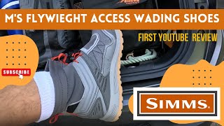 Elevate Your Fishing Experience with Simms New Flyweight Access Wading Shoes [upl. by Grube]