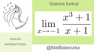 Granica funkcji lim x→1x31x1 funkcja wymierna symbol nieoznaczony [upl. by Ahsemik]