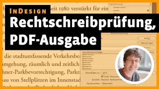 InDesign Tutorial Rechtschreibpruefung PDFAusgabe [upl. by Mosley356]