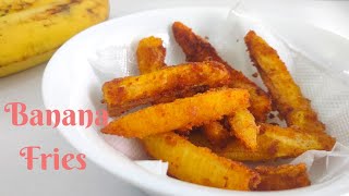 Finger food for babies  Banana Fries for babies  crispy Banana fry [upl. by Rudolph756]