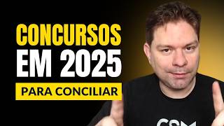 CONCURSOS EM 2025 VÁRIAS OPORTUNIDADES PARA VOCÊ CONCILIAR ESTUDOS E ACELERAR SUA NOMEAÇÃO [upl. by Ellednahs]