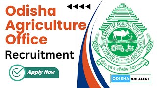 Odisha Govt Job 2024Odisha Agriculture Department Recruitment 2024Odisha job vacancy💯👍 [upl. by Aikel]