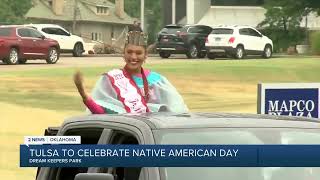 Tulsans celebrate Native American Day [upl. by Yuzik95]